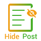 WordPress Post Hide - WordPress / Utilities