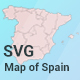 Map of Spain - HTML5 / Media