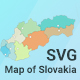 Map of Slovakia - HTML5 / Media