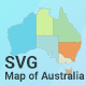 Map of Australia - HTML5 / Media