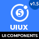 UIUX 5 in 1 - Ionic 5 / Angular 8 Design Components, Screens, Code Snippets, App Skins & Mini Apps - Mobile / Native Web