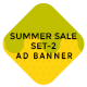 HTML Ad Banners - Summer Sale Set 2 - HTML5