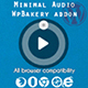 Minimal Audio Plugin WpBakery Addon - WordPress / Media