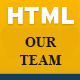 HTML CSS Our Team Template - CSS / Layouts