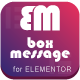 Box Message for Elementor WordPress Plugin - WordPress / Add-ons