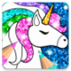 Glitter Drawing Coloring - Mobile / Android