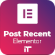 Recent Posts For Elementor - WordPress / Add-ons
