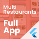 Food Delivery Flutter + PHP Laravel Admin Panel - Mobile / Flutter / Full Applications