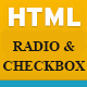 HTML CSS Radio and Checkbox Template - CSS / Layouts