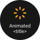 Title Animo | Animated Page Titles for WordPress - WordPress / Miscellaneous