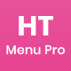 HT Menu Pro – WordPress Mega Menu Builder for Elementor - WordPress / Interface Elements