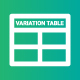 Product Variation Table of WooCommerce - WordPress / eCommerce / WooCommerce