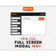 Full Screen Modal Nav Using Pure HTML and CSS - CSS / Navigation and Menus