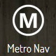 MetroNav - Metro Navigation Bar ver. CSS - CSS / Navigation and Menus