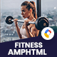 Fitness AMPHTML Banners ads template - HTML5 / Ad Templates