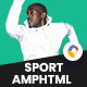 Sport AMPHTML Banners Ads Template - HTML5 / Ad Templates