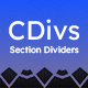 CDivs – Adaptive and Animated Canvas Section Dividers - JavaScript