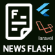 NewsFlash - News sharing portal with Flutter and Laravel - Mobile / Flutter