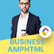 Business AMPHTML Banners Ads Template V04 - HTML5 / Ad Templates