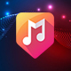 Play Music App Banners GWD - HTML5 / Ad Templates