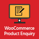 WooCommerce Product Enquiry & WooCommerce Request A Quote Plugin - WordPress / eCommerce / WooCommerce