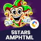 5 Stars AMPHTML Banners Ads Template - HTML5 / Ad Templates