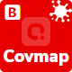 Covmap - Covid-19 Coronavirus Live Traker Vector Map - JavaScript / Miscellaneous