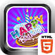 Birthday Card Maker App ( HTML5 ) Perfect App - HTML5 / Templates