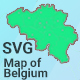 Map of Belgium - HTML5 / Charts and Graphs