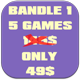 5 games - Bundle 1 - HTML5 / Games