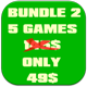 5 games - Bundle 2 - HTML5 / Games