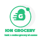 Ion Grocery - Ionic 5 Online Grocery App UI Theme - Mobile / Native Web