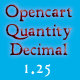 Opencart Quantity Decimal Masic - Plugins / OpenCart