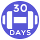 30 Day Fitness Workouts at Home for Men - Daily Workouts Tracker & Personal Fitness Trainer for Male - Mobile / iOS