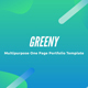 Greeny - Personal Portfolio Landing Page HTML Template - HTML5 / Templates