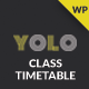 Class Timetable - Responsive Schedule For WordPress - WordPress / Calendars