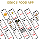 ionic 5 food delivery full app template - Mobile / Native Web
