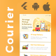 5 App Template| Courier App| Peer to Peer Parcel Delivery | Food Grocery Logistics App | Courierone - Mobile / Flutter