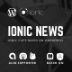 Ionic 5 News, Blog App For WordPress - Mobile