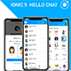 ionic 5 chatting app template - Mobile