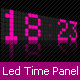 Led Time Panel - JavaScript / Countdowns