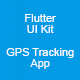 Flutter UI Kit - GPS Tracking App - Mobile / Flutter