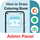 Drawing : Learn to Draw and Coloring book with admin panel ready to publish - Mobile / Android