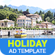 Tour & Travel | Holiday Travel Banner (TT004) - HTML5 / Ad Templates