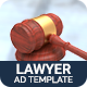 Professional Services | Lawyer Banner (PS011) - HTML5 / Ad Templates