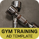 Health & Fitness | Gym Training Equipment Banner (HF002) - HTML5 / Ad Templates