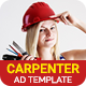 Professional Services | Carpenter Service Banner (PS015) - HTML5 / Ad Templates