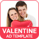 Shopping & E-commerce | Valentine Sale Banner (SE005) - HTML5 / Ad Templates
