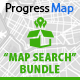 Progress Map, Search Bundle - WordPress