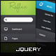 jQuery Dashboard Vertical Navigation - JavaScript / Navigation